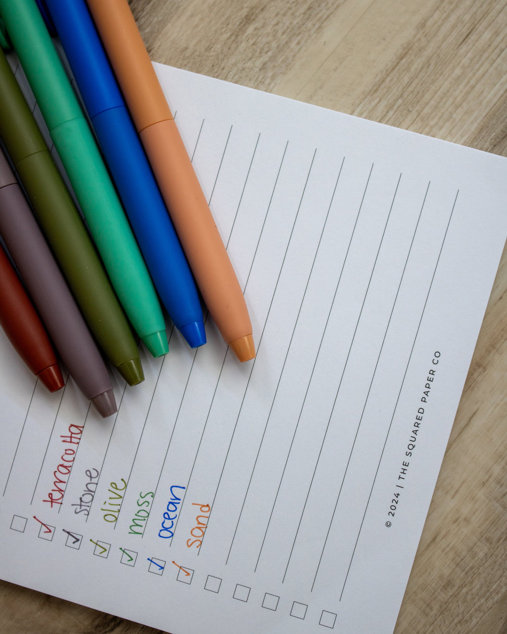 Earthy Edit Fine Point Pens