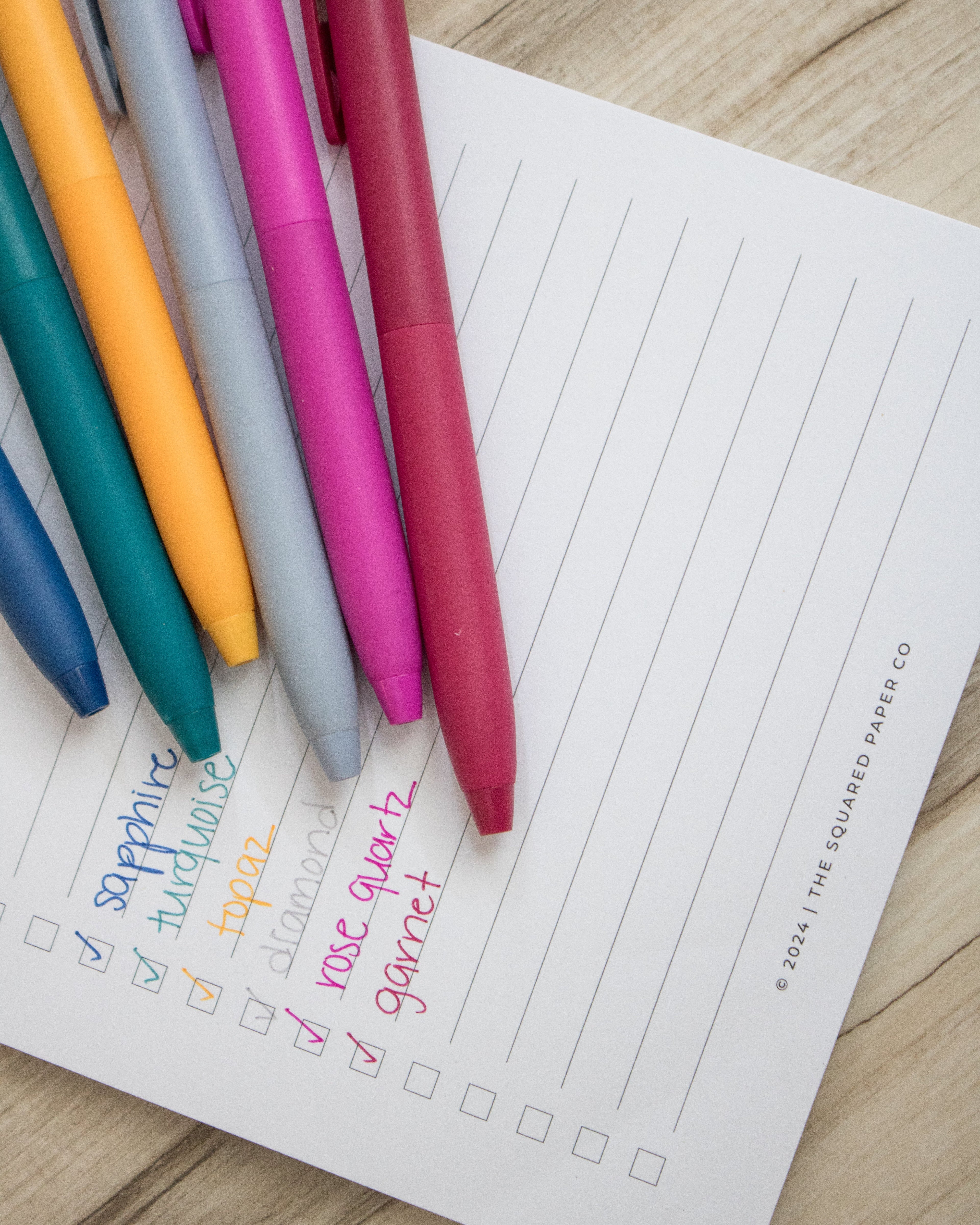 Gem Gallery Fine Point Pens