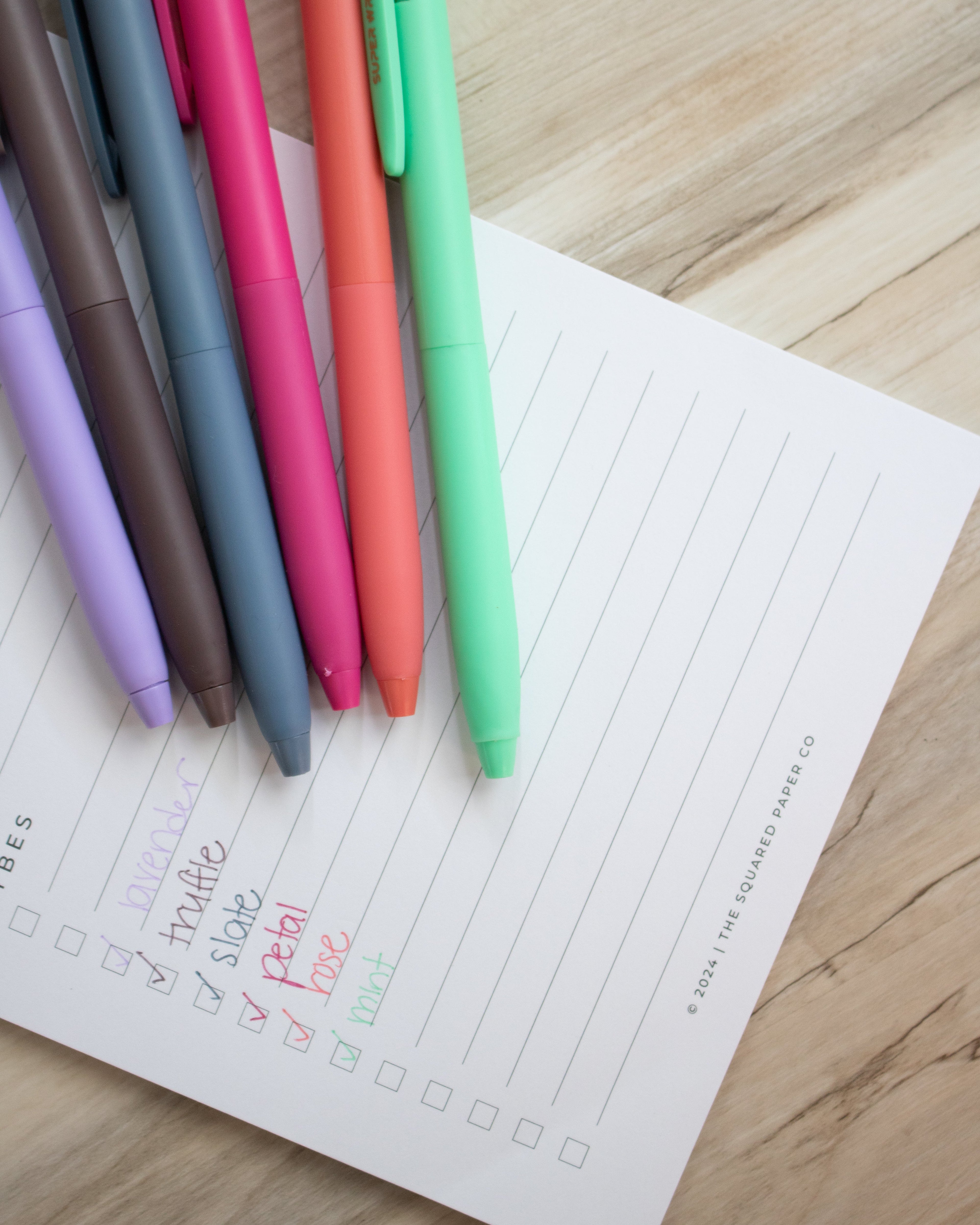 Hushed Hues Fine Point Pens