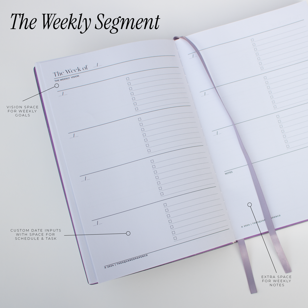 The Weekly Planner - Olive